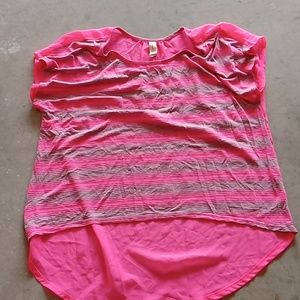 Thin pink summer shirt